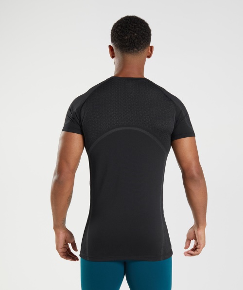 Camiseta Gymshark 315 Preta Sem Costura