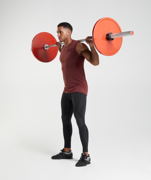 Gymshark 315 Meia-calça Sem Costura Preto-carvão Cinza