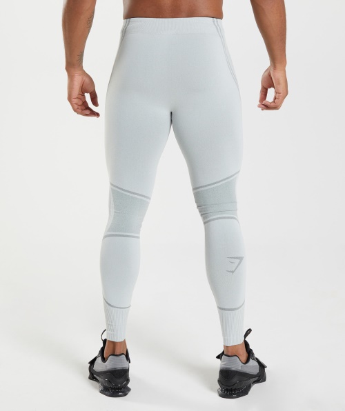 Gymshark 315 Meia-calça Sem Costura Cinza Claro Cinza Carvão
