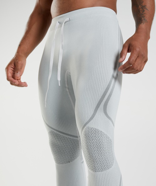 Gymshark 315 Meia-calça Sem Costura Cinza Claro Cinza Carvão
