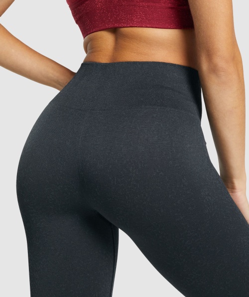 Gymshark Adapte Legging Sem Costura Preto Mineral