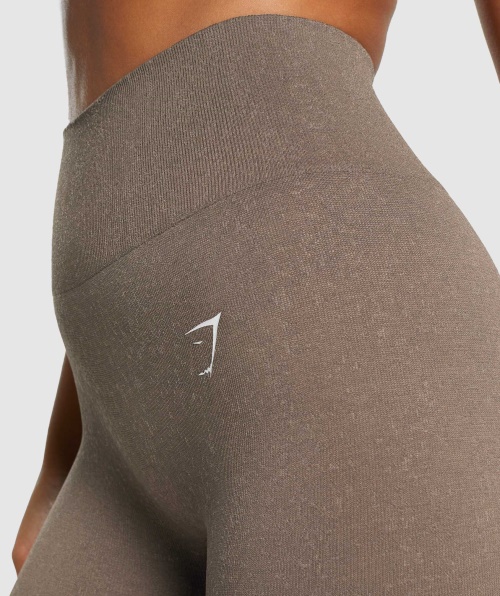 Gymshark Adapte Legging Sem Costura Marrom Mineral