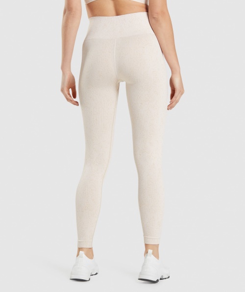 Gymshark Adapt Legging Sem Costura Mineral-coco Branco
