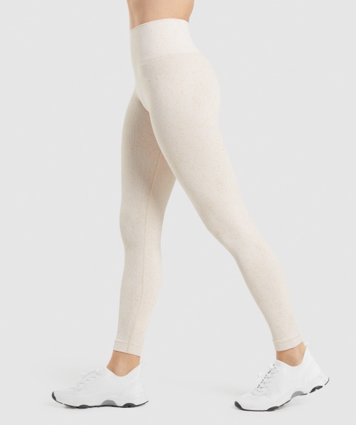 Gymshark Adapt Legging Sem Costura Mineral-coco Branco