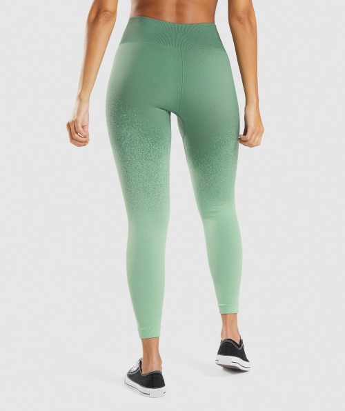 Gymshark Adapte Legging Sem Costura Ombre Verde-claro Verde