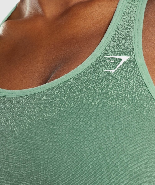 Gymshark Adapt Ombre Sutiã Esportivo Sem Costura Verde-claro Verde