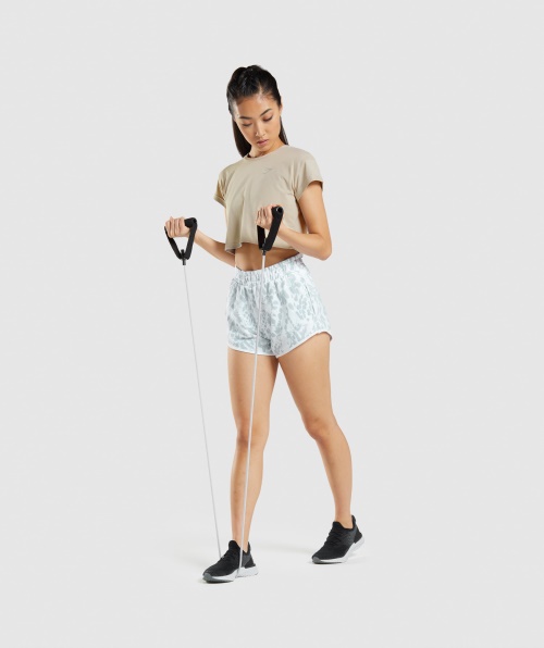 Camiseta Com Estampa De Animais Gymshark Cinza