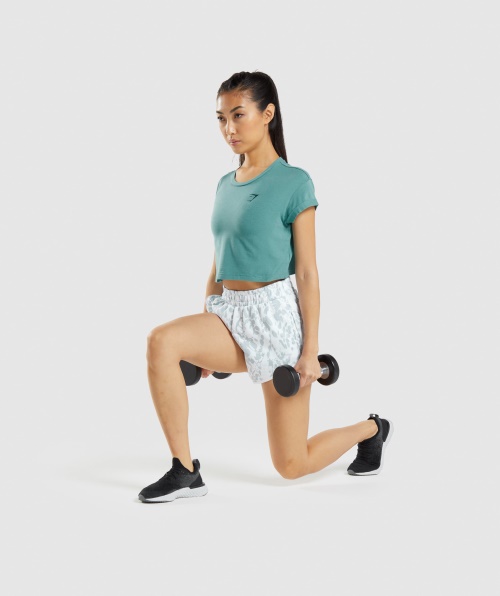 Camiseta Com Estampa Gráfica De Animais Gymshark Teal