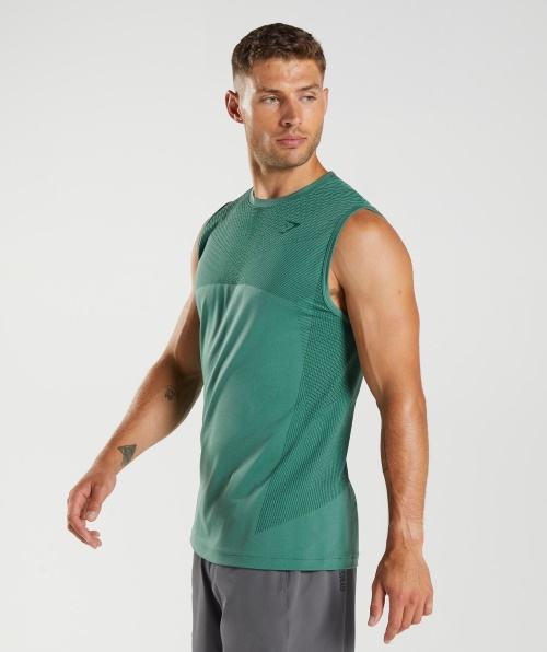 Tanque Sem Costura Gymshark Apex Hoya Green-woodland Green