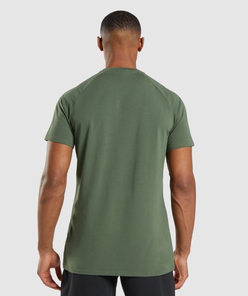 Camiseta Apollo Camo Gymshark Verde Camuflada