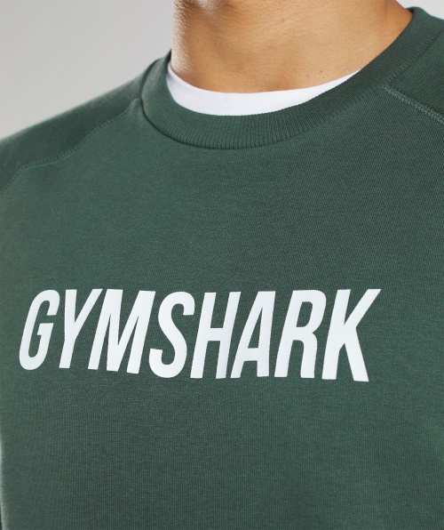 Gymshark Apolo Tripulação Obsidiana Verde