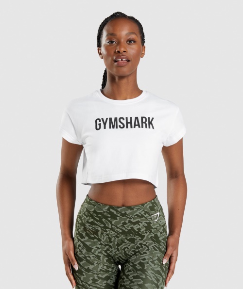 Top Cropped Apollo Gymshark Branco