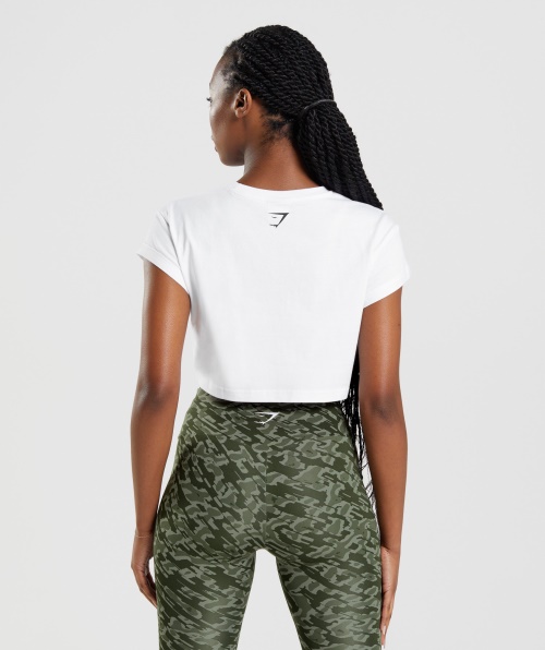 Top Cropped Apollo Gymshark Branco