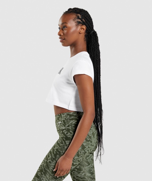 Top Cropped Apollo Gymshark Branco