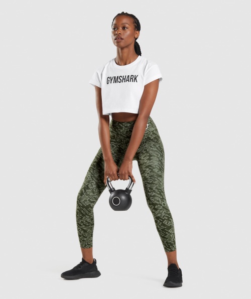 Top Cropped Apollo Gymshark Branco