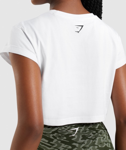Top Cropped Apollo Gymshark Branco