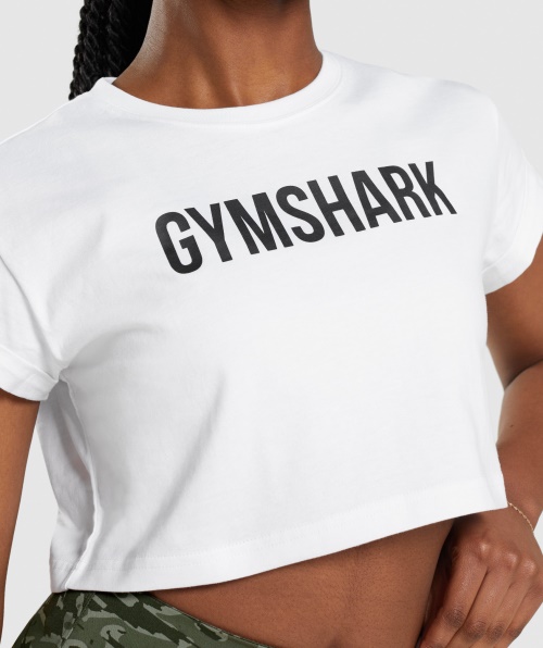 Top Cropped Apollo Gymshark Branco