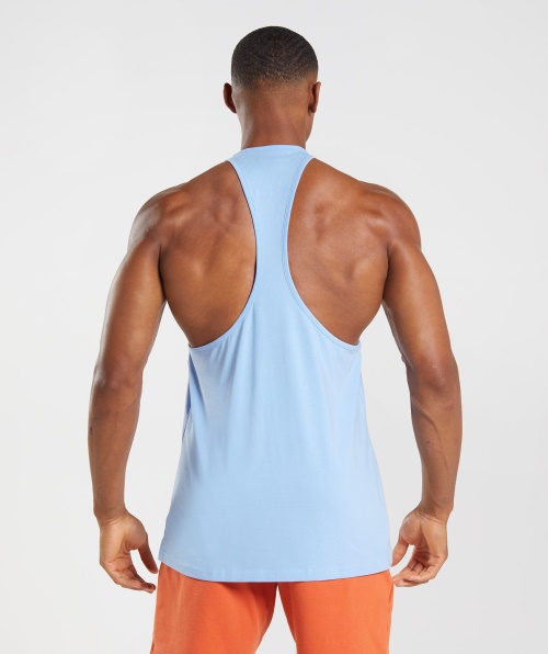 Gymshark Apollo Preenchimento Stringer Pedra Da Lua Azul