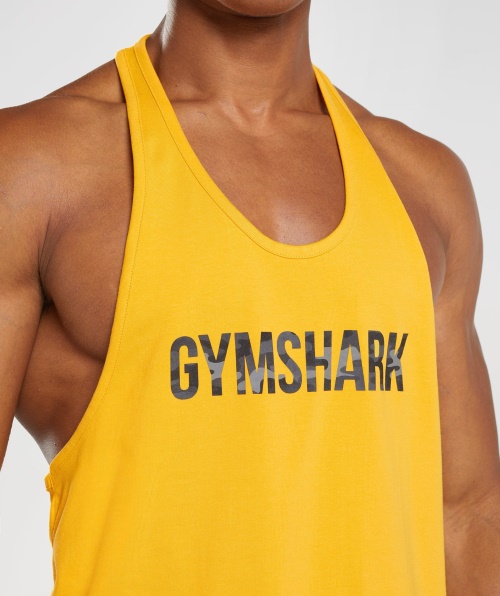 Gymshark Apollo Infill Stringer Açafrão Amarelo