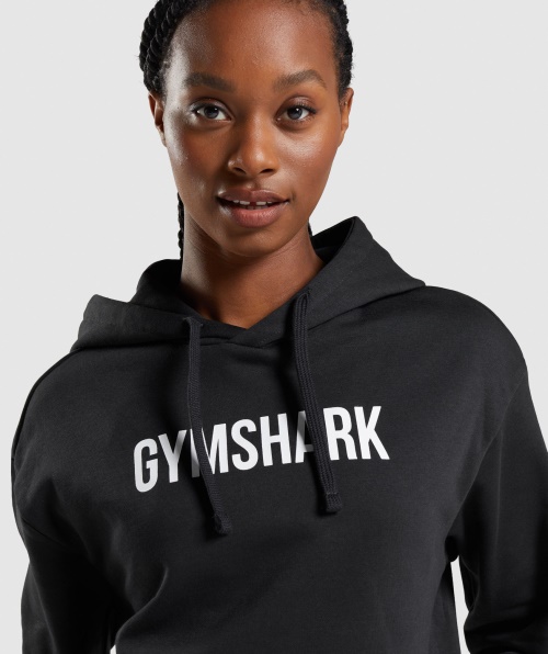 Moletom Com Capuz Gymshark Apollo Oversized Preto