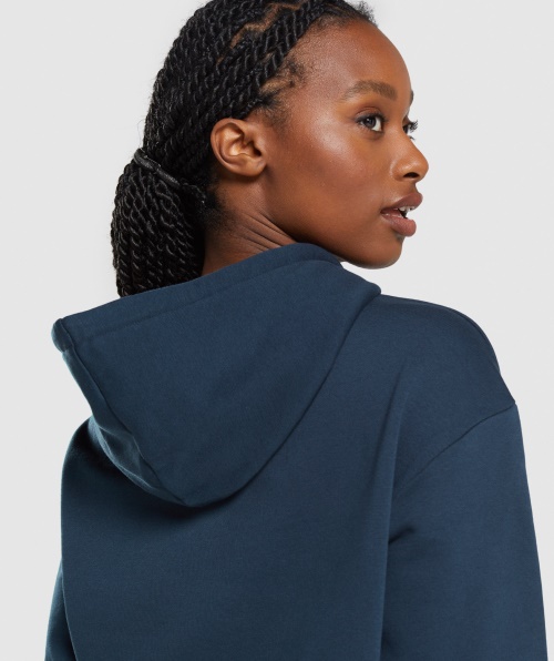 Gymshark Apollo Moletom Com Capuz Azul Marinho