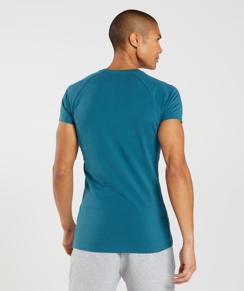 Camiseta Apolo Gymshark Azul Atlantico