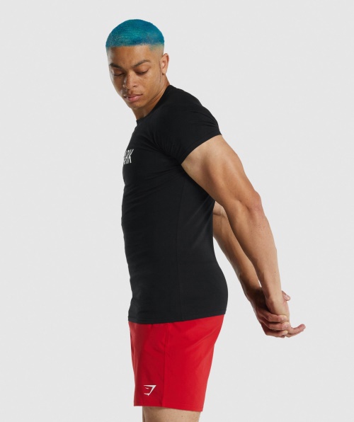 Camiseta Gymshark Apolo Preta