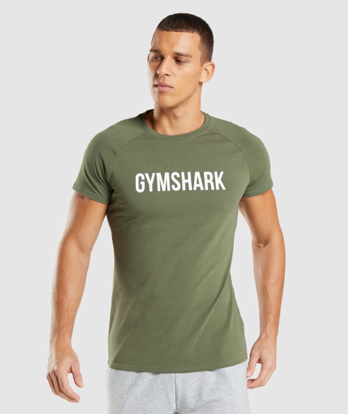 Camiseta Apollo Gymshark Core Olive