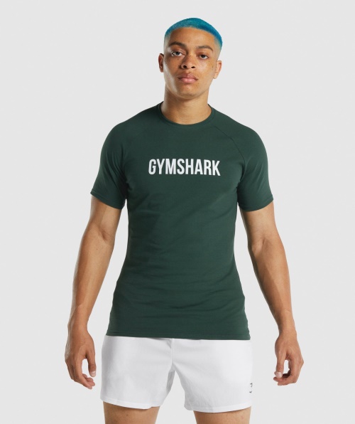 Camiseta Gymshark Apollo Verde Escuro