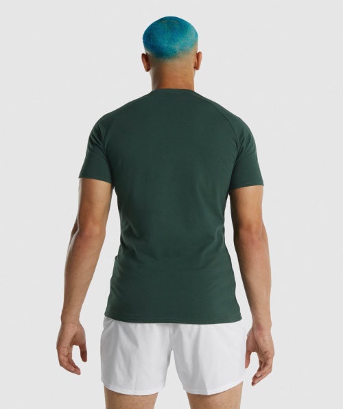 Camiseta Gymshark Apollo Verde Escuro