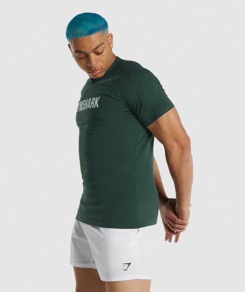 Camiseta Gymshark Apollo Verde Escuro