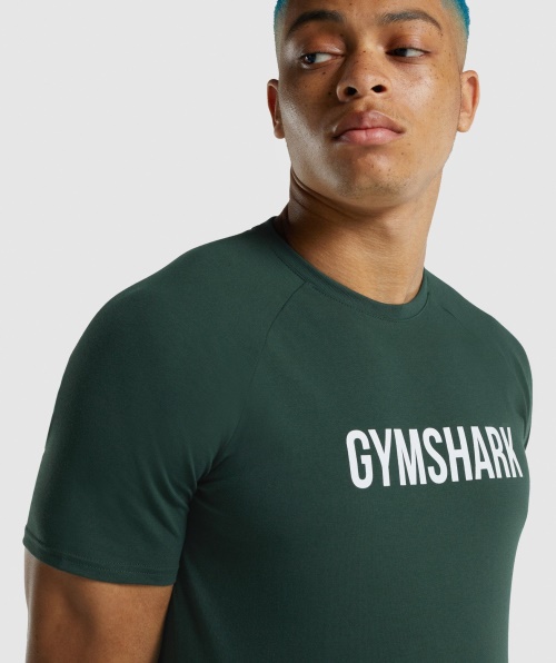 Camiseta Gymshark Apollo Verde Escuro