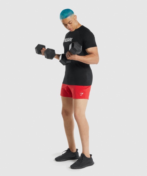 Camiseta Gymshark Apollo Masculina Preta