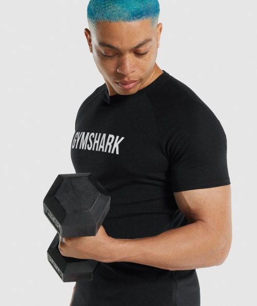 Camiseta Gymshark Apollo Masculina Preta