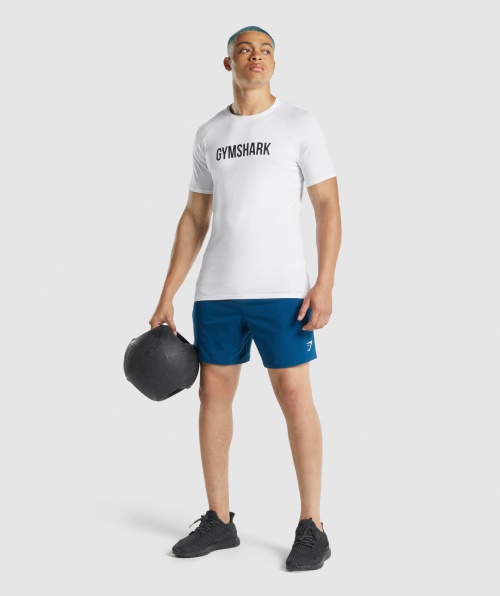 Camiseta Gymshark Apollo Masculina Branca