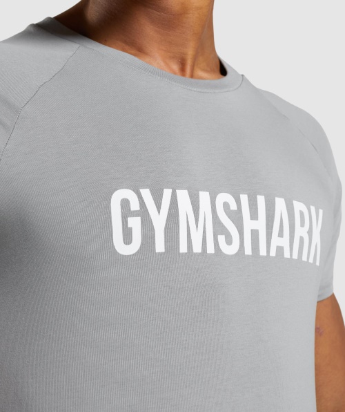 Camiseta Gymshark Apollo Cinza Esfumado