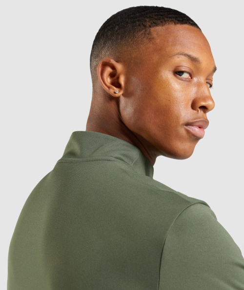Gymshark Chegada 1/4 Zip Pullover Core Olive