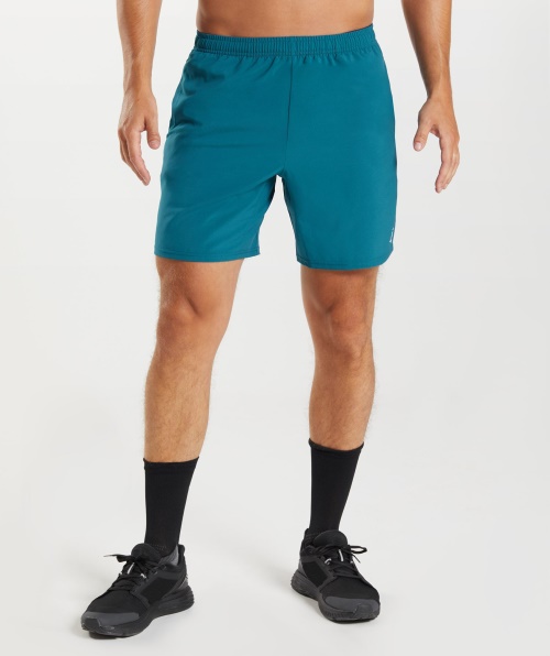 Gymshark Bermuda 7" Azul Atlantic