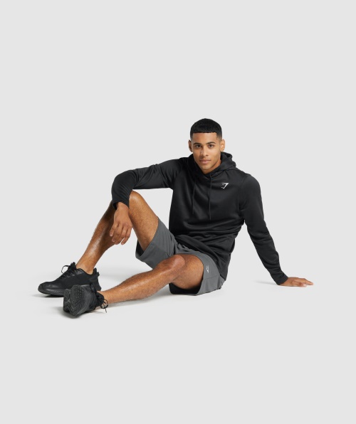 Moletom Com Capuz De Chegada Gymshark Preto