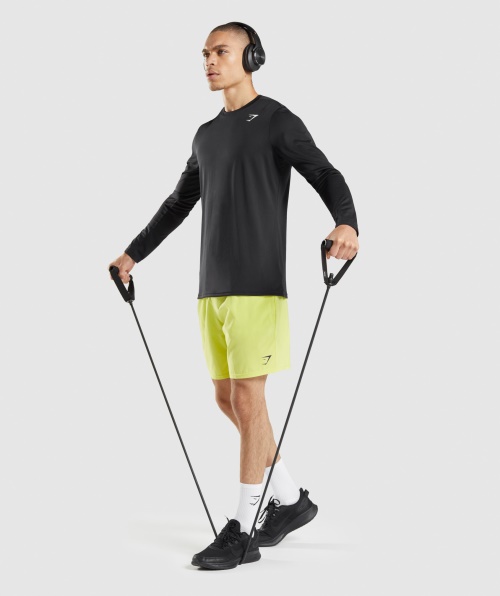 Camiseta De Manga Longa Gymshark Chegada Preta