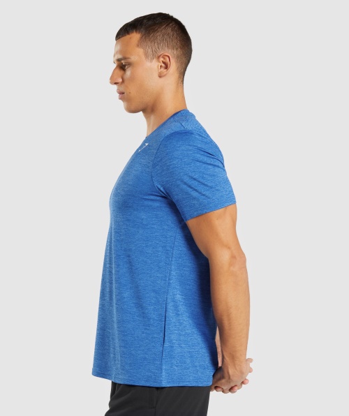 Camiseta Gymshark Chegada Marl Azul-dardo Azul Marl