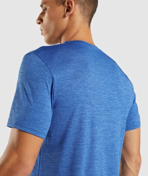 Camiseta Gymshark Chegada Marl Azul-dardo Azul Marl