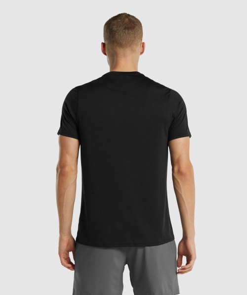 Camiseta Gymshark Chegada Regular Fit Preto