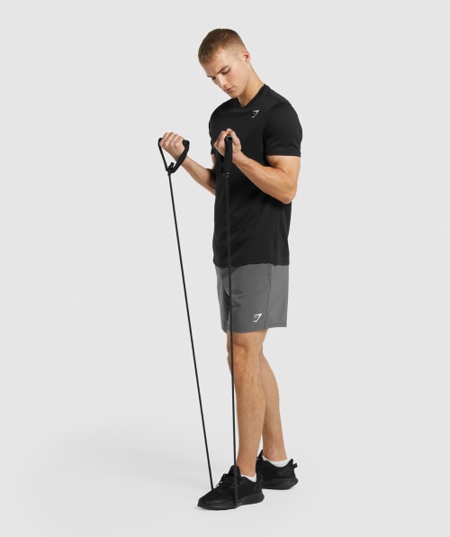 Camiseta Gymshark Chegada Regular Fit Preto