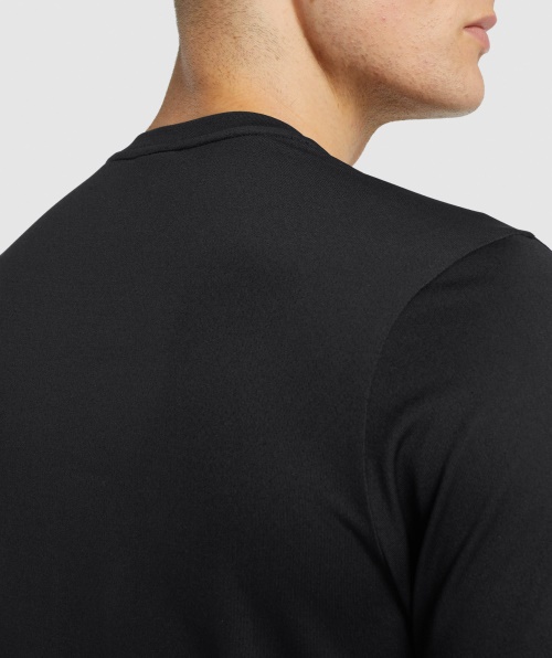 Camiseta Gymshark Chegada Regular Fit Preto