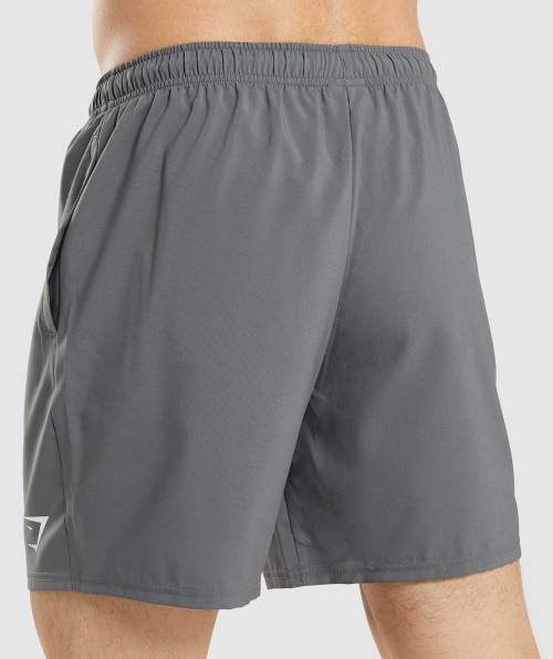 Shorts De Chegada Gymshark Cinza Carvão