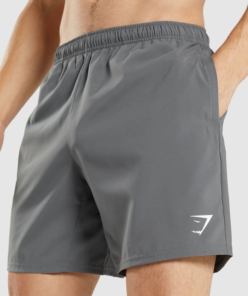 Shorts De Chegada Gymshark Cinza Carvão