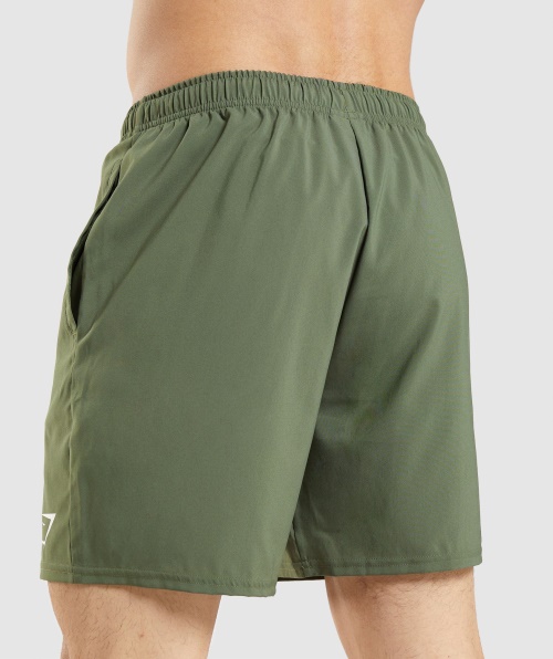 Calção De Chegada Gymshark Core Olive