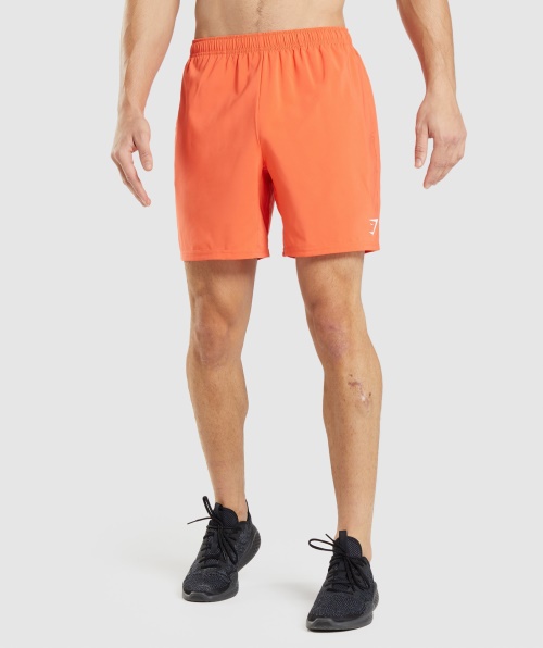 Shorts De Chegada Gymshark Mamão Laranja