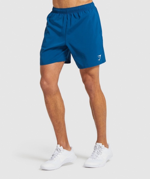 Shorts De Chegada Gymshark Azul Petróleo